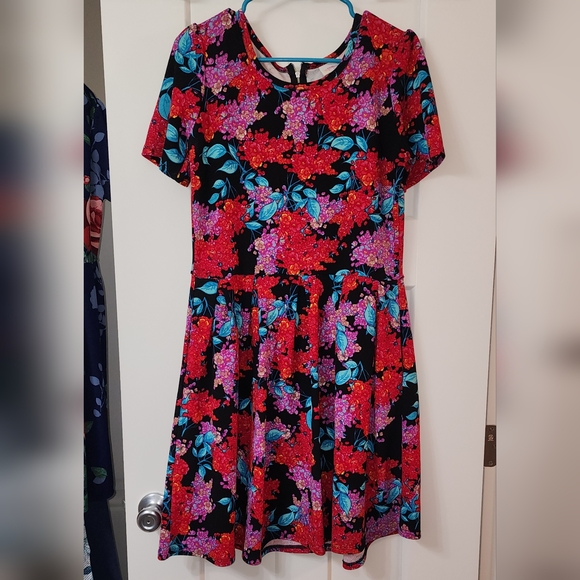 LuLaRoe Dresses & Skirts - Lularoe Amelia floral Dress